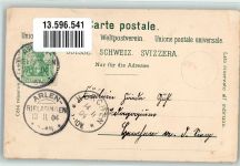 Schaffhausen Sciaffusa Helvetia Centarfeier 1501-1901 Burg Helvetia 1904 Lithographie