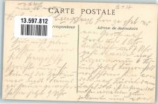 1200 Genève Genf Lithographie Postamt Straßenbahn Hotel de la Poste