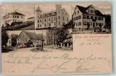 8102 Oberengstringen 1902 Foto AK Schloss