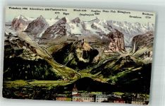 3800 Interlaken 1912 Foto AK Vogelschau