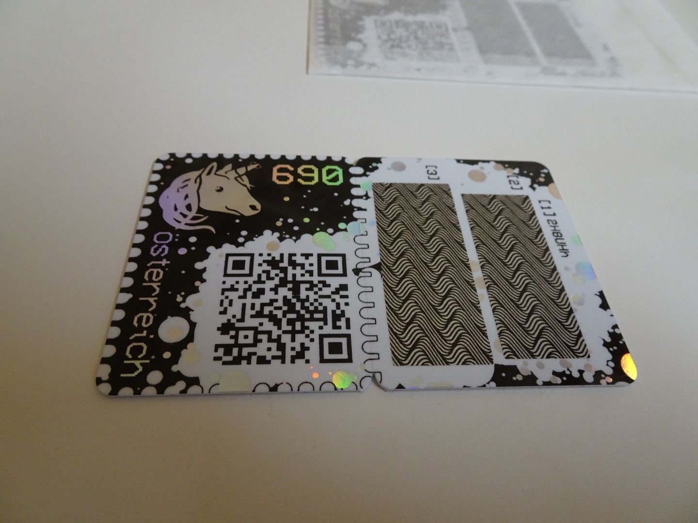 Österreich Michel 3470 Krypto Marke 4 Farben postfrisch - Briefmarken  Schumann