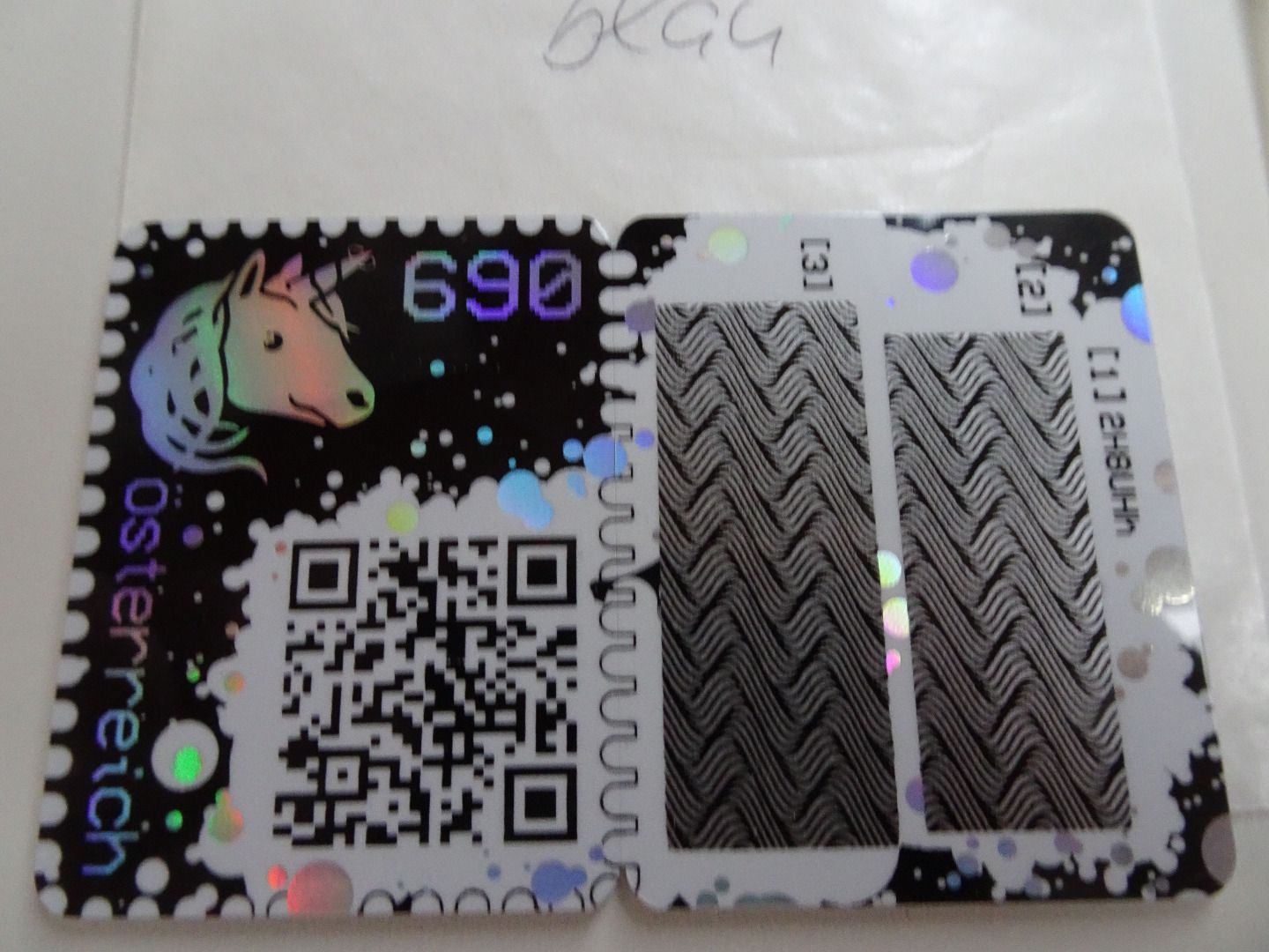 Österreich Michel 3470 Krypto Marke 4 Farben postfrisch - Briefmarken  Schumann