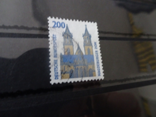 Bund Michel 1665 III gestempelt Plattenfehler III mit Zahlnummer