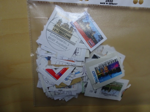 Bund Privatpost + Marke individual Briefausschnitte