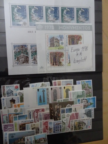 Europa Cept Jahrgang 1978 postfrisch komplett