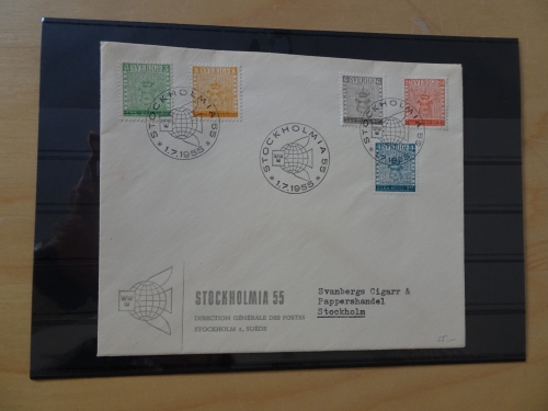 Schweden Michel 406-410 FDC