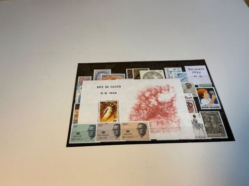 Belgien Jahrgang 1981 postfrisch mit Block komplett
