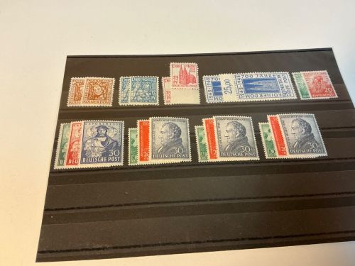 Bizone Lot postfrische Ausgaben Michel 196,-