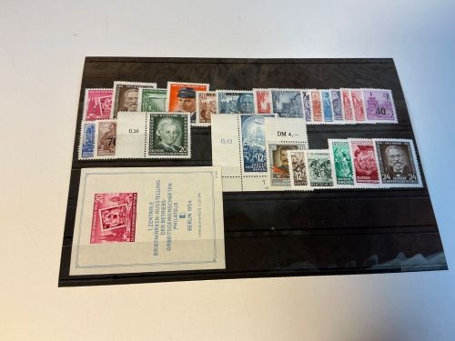 DDR Jahrgang 1954 postfrisch komplett