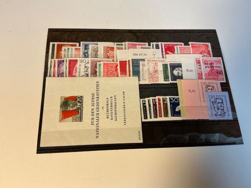 DDR Jahrgang 1956 postfrisch komplett