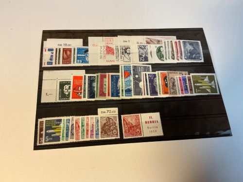 DDR Jahrgang 1957 postfrisch komplett
