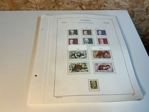 DDR Jahrgang 1970-1975 postfrisch komplett inkl. Kabe Blätter