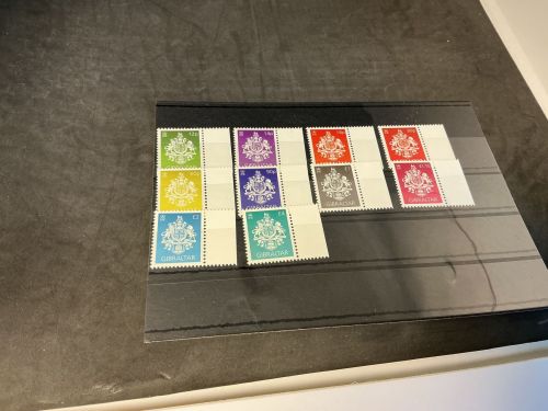 Gibraltar Michel 1965-1974 Satz postfrisch Freimarken Wappen