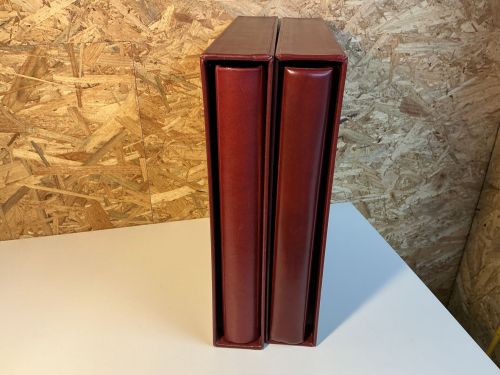 2 Safe Ringbinder rot 14 Ring inkl. Schuber