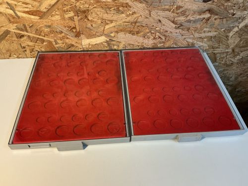2 Lindner Münzboxen für 48 Münzen