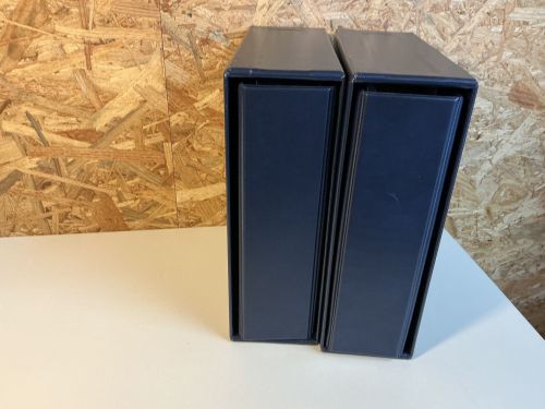2 Safe Compact Alben blau inkl. Schuber