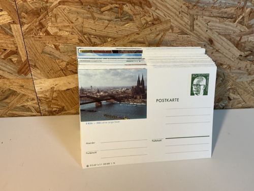 Bund P112 Bildpostkarten komplett