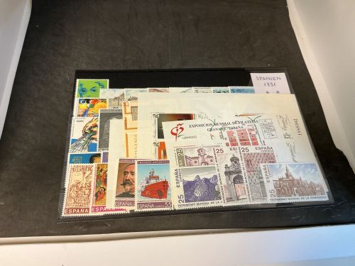 Spanien Jahrgang 1991 postfrisch komplett
