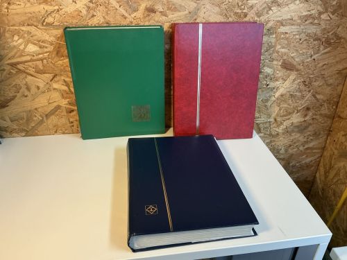 3 Einsteckbücher 60 Seiten in verschiedenen Farben