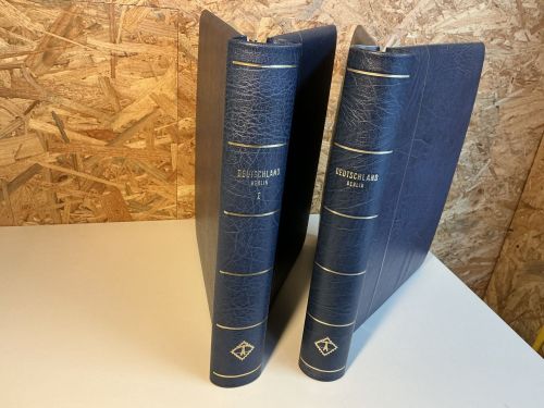 2 Leuchtturm Klemmbinder blau