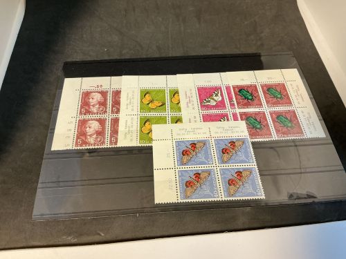 Schweiz Michel 648-652 Pro Juventute 1957 Eckrand Viereblocks postfrisch