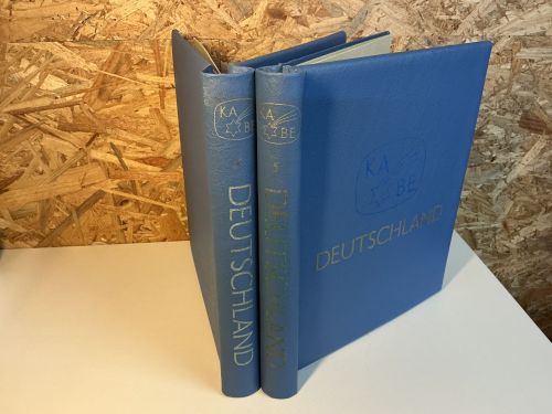 2 Kabe Klemmbinder hellblau Aufdruck Deutschland