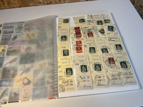 Schweiz 150 Paketkartenabschnitte mit sitzender Helvetia