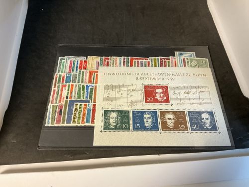 Bund 1955-1959 postfrisch komplett