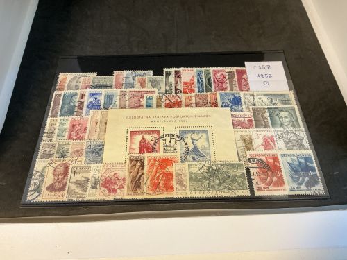 CSSR Jahrgang 1952 gestempelt komplett
