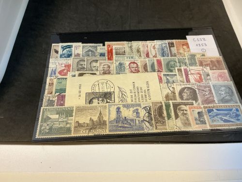 CSSR Jahrgang 1953 gestempelt komplett