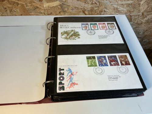 England 100 FDC 1980er Jahre