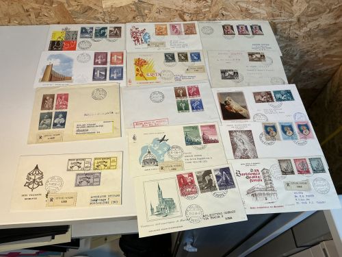 Vatikan Lot FDC 50er Jahre