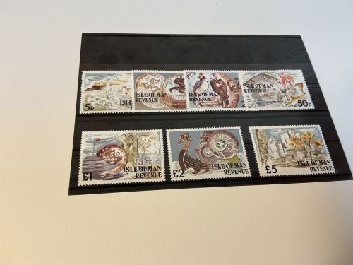Insel Man Revenue 7 Werte 5 P-5 Pfund postfrisch