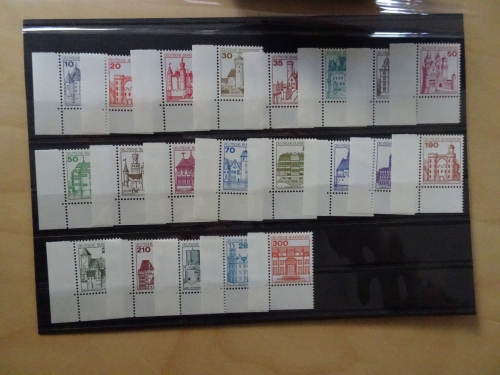 Bund Burgen und Schlösser Paare Eckrand links unten komplett