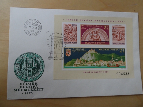 Ungarn Michel Block 115B geschnitten FDC