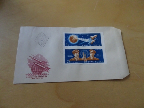 Ungarn Michel 1863/64B FDC Weltraum