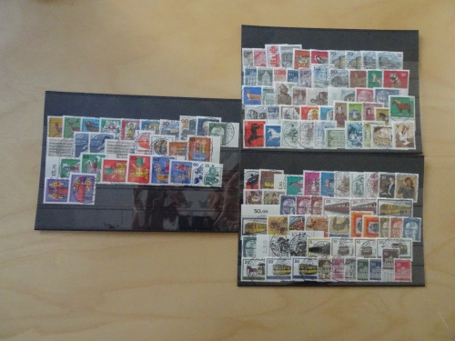 Berlin Lot aus 1966-1971 Vollstempel Frankfurt