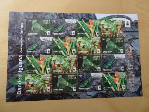 Tonga Michel 2102/05 WWF Leguane KB postfrisch