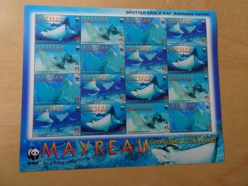 Mayreau St. Vincent Michel 46/49 Kleinbogen Meerestiere