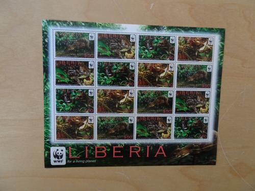 Liberia Michel 5921/24 KB postfrisch Wildtiere
