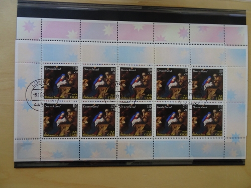 Bund Michel 2226/27 10er Bogen gestempelt Ortsstempel
