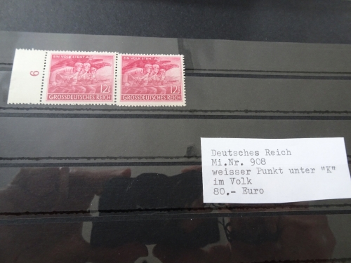 Deutsches Reich Michel 908 I postfrisch