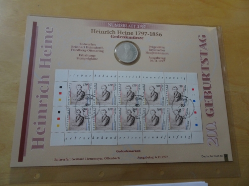 Bund Numisblatt 3/1997 Heinrich Heine