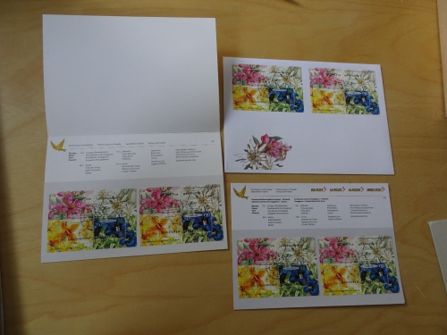 Schweiz Michel Block 31 Gemeinschaftsausgabe Singapur 3 Belege