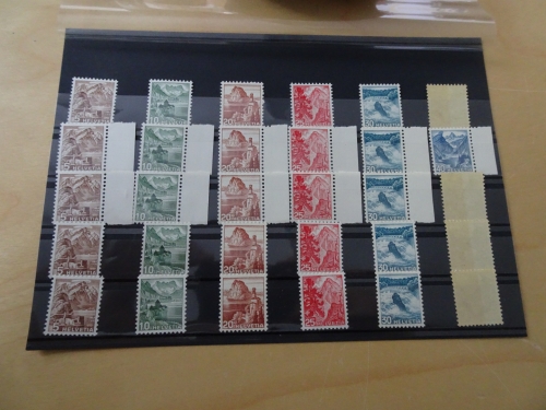 Schweiz 5 Sätze Michel 500-505 postfrisch