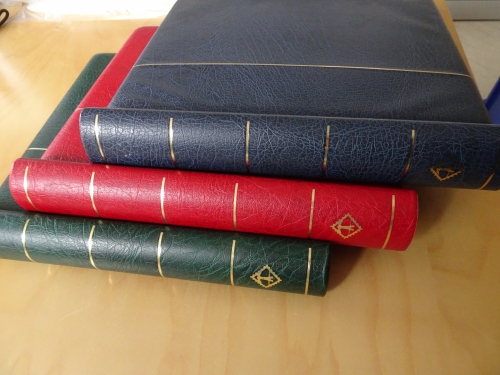 3 Leuchtturm Klemmbinder farblich sortiert