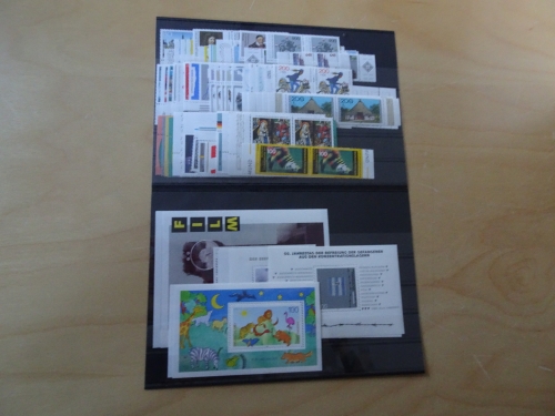Bund Jahrgang 1995 postfrisch wagrechte Paare komplett