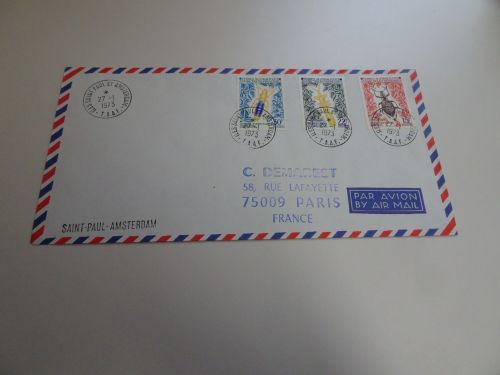 Franz. Antarktis Bedarfsbrief 78-80