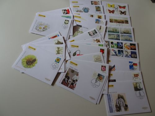 Bund Jahrgang 2005 FDC (ohne Selbstklebende) komplett
