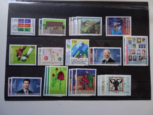 Liechtenstein Jahrgang 2002 postfrisch komplett